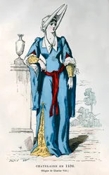 フランスのシャルル8世の時代の邸宅の女神、1498年1882〜1884年。