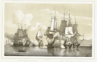 リヴォルノ海戦、1653年 リヴォルノでの海戦。 1653 年 3 月 14 日 / リヴルヌ海軍戦。 1653 年 3 月 14 日 (オブジェクトのタイトル)