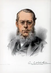 リチャード・アシェトン・クロス、初代クロス子爵、英国の政治家、c1890。