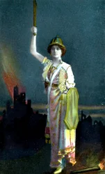 Zena Dare 1887-1975、イギリスの歌手および女優、1908年。