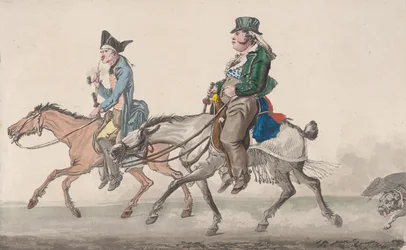 ポワシーへの道、1816年。