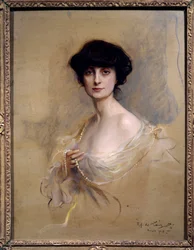 アンナ・ド・ブランコヴァンの肖像 マチュー・ド・ノアイユ伯爵夫人 (1876-1933) アンナ・ド・ノアイユは、フランスの文学者です。 Philip Alexis de Laszlo (1869-1937) による絵画、1913年パリ、オルセー美術館。