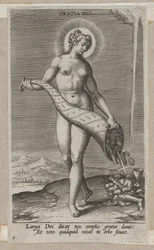 Prosopographia の Gratia Dei, ca. 1585～90年頃。 1585-90。