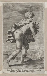 Pavor、プロソポグラフィア、カリフォルニア州から。 1585～90年頃。 1585-90。