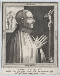聖イグナチオ・デ・ロヨラ、連作「男子修道会創設者」より、1610年以前。