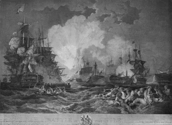 アブキール湾、c1799