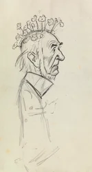 Caricatura Retrato de Gladstone