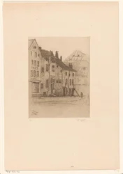 ヴェルヴィエのヴェルト広場の古い家屋 Vieilles maisons, Place Verte (Verviers) (原題)