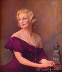 マドレーヌキャロルの肖像、1935年、1936年。