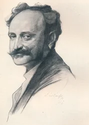 ハンガリーの教育大臣、ジュールデウラシクス博士のスケッチの肖像、c1901 1901-1902。アーティスト：Fulop Laszlo、Philip A de Laszlo。