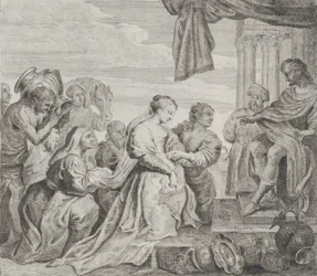 ソロモンとシバの女王、1784年。