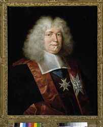 ルイ・ブシェラ（1616-1699）の肖像（油彩・キャンバス