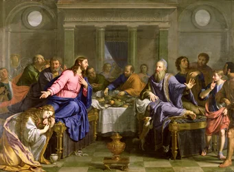 ファリサイ派のシモンの家のキリスト、1656年頃