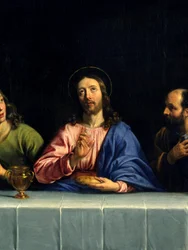 ラ・プティット・セーヌ」と呼ばれるラ・セーヌ 詳細フィリップ・ド・シャンパーニュ（1602-1674）の絵画（Ec.Flam.） Dim.0.80 x 1.49 m パリルーヴル美術館