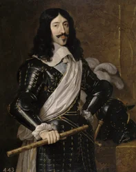 フランスのルイ13世の肖像1601-1643、1655