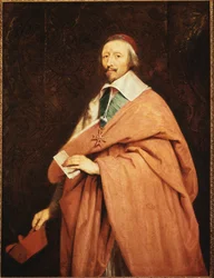 Philippe de Champaigne（1602 - 1674）によるリシュリューの肖像、ヴェルサイユ美術館