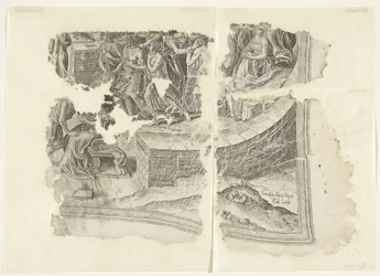 Cebes シーンのプリントの右下隅 Tabula Cebetis Carta Vitae (原題)
