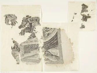Cebes シーンのプリントの右下隅 Tabula Cebetis Carta Vitae (原題)