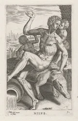 リビエルゴッド ナイル Nilvs (オブジェクトのタイトル) Rivieren Zeegoden（シリーズタイトル） 海の半神とアムニクス アザラシのエレガントな肖像画 (シリーズ タイトル)