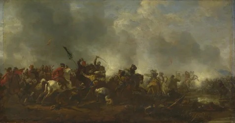 歩兵を攻撃する騎兵、1656-1668