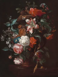 花瓶の花、c。 1700年。