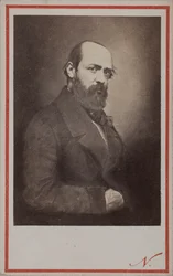 Henri Murger 1822-1861 の肖像、1861 年。