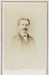 ガイ・ド・モーパッサンの肖像、c。 1880年。