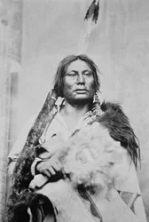 チーフ・ガル（c.1840-94）（モノクロ写真