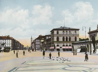 ミュンヘン/Munich: Odeonsplatz U Ludwigstrasse (写真)