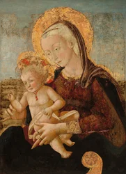 マドンナと子供、c。 1475年。