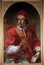 ピエール・レオーネ・ゲッツィによるクレマン11世（1649～1721年）の肖像。ローマ美術館。ローマ
