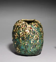 花瓶、1900年頃（ストーンウェア