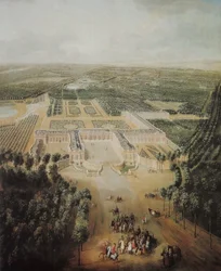 大トリアノン大通りロシア語: "大トリアノン宮殿で馬に乗った青年ルイ15世"
フランス語： 大トリアノン宮殿を馬に乗って散歩するルイ15世