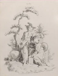 地球、『四大要素』より、1738-49年。