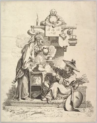 火、ca。 1740。