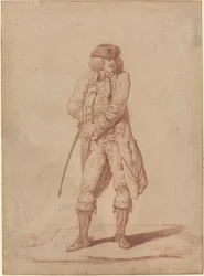 乗馬作物の紳士