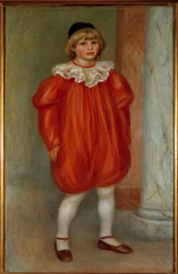 Claude Renoir en clown ピエール・オーギュスト・ルノワール（1841-1919）の絵画 1909年 日。0,77x1,2 m Paris, musee de l