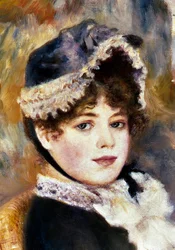 海岸にて」の詳細。絵画：ピエール・オーギュスト・ルノワール（Pierre-Auguste