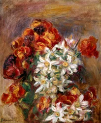 花ピエール＝オーギュスト・ルノワールの絵画（Pierre-Auguste Renoir