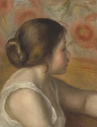 少女の頭、1890年頃