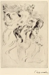 Le Chapeau Epignele、帽子を留める、c1894。