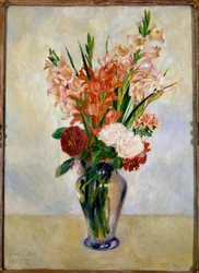 Les glaieuls 絵画 Pierre Auguste Renoir (1841-1919) 1885 Sun.0.75 x 0.54 m パリ、オルセー美術館