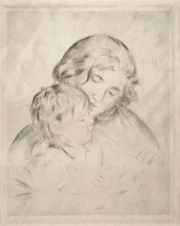 母と子、1896年。