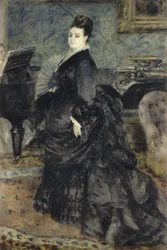 Mme Georges Hartmannと呼ばれる女性の肖像、c。 1874