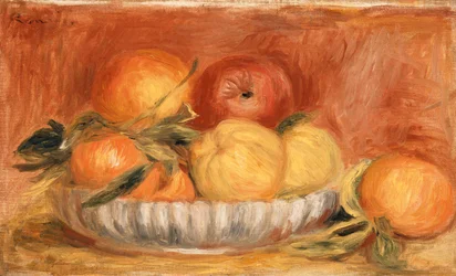 リンゴとオレンジのある静物。 Nature Morte aux pommes et oranges、1890年代後半