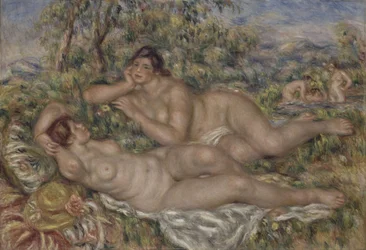 入浴者、1918-1919