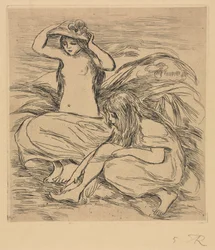 The Two Bathers、1895年。