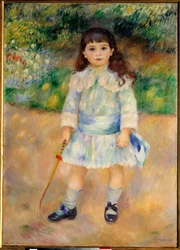 鞭を持つ子供」 ピエール・オーギュスト・ルノワール（1841-1919）の作品