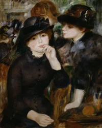 黒衣の二人の少女、1880-1882年