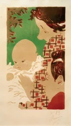 家族のシーン